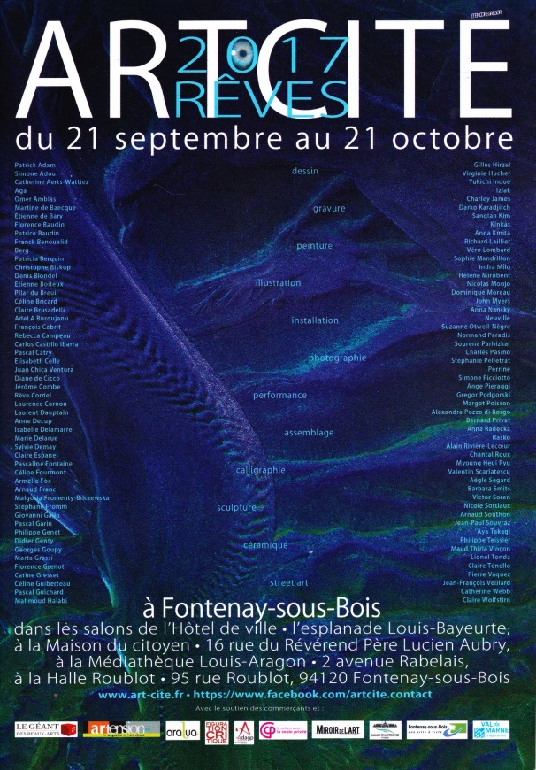 Affiche Artcité 2017 site